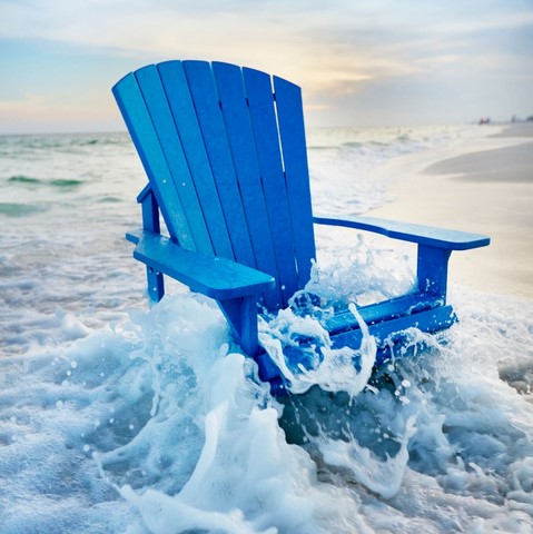 Adirondack blue dans la mer